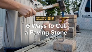 6 Ways to Cut a Paving Stone [upl. by Cranford]