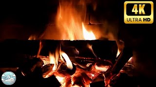 🔥 Cozy Fireplace 4K 3 HOURS Fireplace with Crackling Fire Sounds Fireplace Burning 4K [upl. by Harilda654]