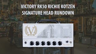 Victory RK50 Richie Kotzen Signature Head Rundown [upl. by Bilbe775]