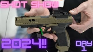 Shot Show 2024 day 1 Canik Staccato Global ordinance Henry PWS Zenith [upl. by Panther]