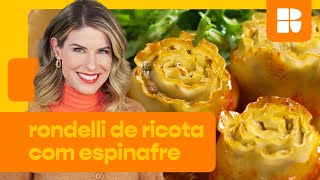 Rondelli de ricota com espinafre  Rita Lobo  Cozinha Prática [upl. by Eilarol]