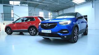 Opel Grandland X vs Volkswagen Tiguan  premier duel des SUV familiaux [upl. by Alial455]