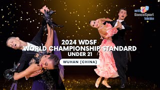 2024 WDSF World Championship Standard Under 21 Semifinal and Final  Wuhan CHN [upl. by Lenej]