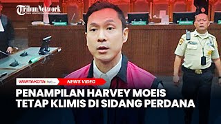 Penampilan Harvey Moeis Tetap Klimis di Sidang Perdana Tak Nampak Sandra Dewi Menemani [upl. by Puduns503]