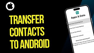 How to Transfer Contacts From iPhone to Android [upl. by Adidnere233]