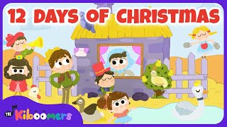 12 Days of Christmas Song  The Kiboomers Preschool Songs for Kids [upl. by Haldas]