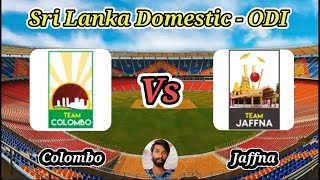 Colombo vs Jaffna  Final  National Super League Limited Over Tournament 2024 [upl. by Quintana]