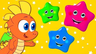 Colorful Magical Stars with Derrick And Debbie  Preschool Learning Videos For Children [upl. by Solakcin]