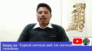 Typical Cervical amp Atlas Vertebrae I Features amp Attachments I Full Demonstration I Dr Vibhash Vaidya [upl. by Llirret]