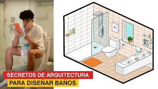 como diseñar un BAÑO y NO FRACASAR en el intento💩 MEDIDAS MINIMAS [upl. by Martguerita920]