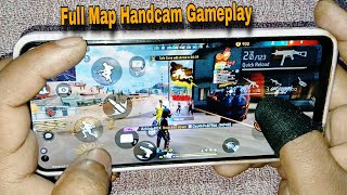 Handcam ⚡️ Full Map Br Rank Push  ff handcam gameplay  Free Fire 4 Finger Custom Hud 🤩 [upl. by Aelegna585]