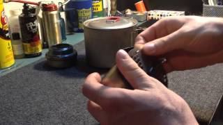 Evernew titanium alcohol stove and stand review [upl. by Alvord]