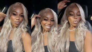 The perfect ASH BLONDE WIG FOR DARK SKIN  Buy 1 Get 1 Free  watch me install  Ali Pearl Hair [upl. by Cyrille]