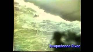 Binghamton New York Susquehanna River Dam Rescue Attempt Sept 1975 [upl. by Tonia]