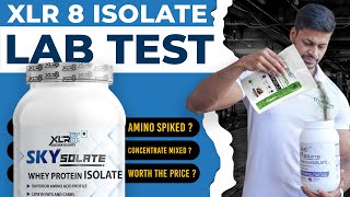 XLR8 ISOLATE WHEY PROTEIN LAB TEST REPORT  review protein supplements [upl. by Anitsihc]