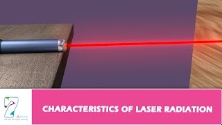 CHARACTERISTICS OF LASER RADIATION [upl. by Punak]