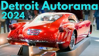 DETROIT AUTORAMA 2024  RIDLER AWARD SHOW 1 Hour of Custom Cars Hot Rods Muscle Cars amp More in 4K [upl. by Nelsen798]