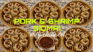 The Best Siomai Recipe With Chili Oil  My Version Filipino Style [upl. by Annohsed]