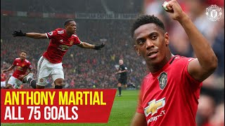 Anthony Martial reaches 75 goals for Manchester United  Every Goal [upl. by Euqitsym913]