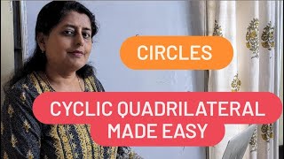 SUMS ON CYCLIC QUADRILATERALS CLASS 9Maths Made Easy [upl. by Ytima6]