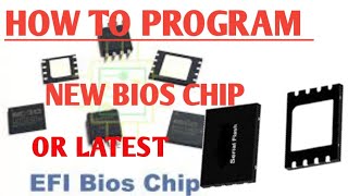 HOW TO PROGRAM NEW OR LATEST BIOS CHIP [upl. by Aehc838]