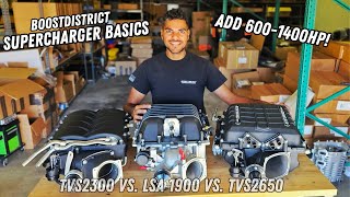 Which LS supercharger is right for you BoostDistrict shows you [upl. by Ogren]