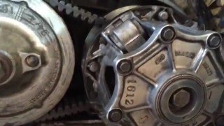 Kawasaki KVF650 Clutch and Belt opened up [upl. by Metzger719]