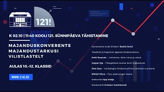 XXI Kooli 121 sünnipäeva majanduskonverents “Majandustarkusi vilistlastelt” [upl. by Wendel]