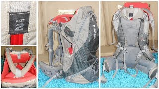 Macpac Vamoose Grey  Orange Baby Child Carrier Backpack Size 2 [upl. by Imis566]