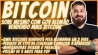 BITCOIN VOLTA A SUBIR ALEMANHA CONTINUA COM VENDAS MASSIVAS ðŸš¨ [upl. by Elocon183]