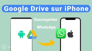 Sauvegarder WhatsApp et Récupérer la sauvegarde WhatsApp Google Drive sur iPhone [upl. by Benedic283]