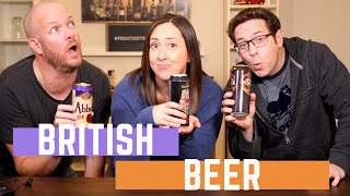 Canadians Try BRITISH BEER  Part 3 [upl. by Annaeiluj]