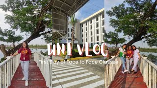 uni vlog 🌹 first day of face to face classes Tarlac State University [upl. by Tteve442]