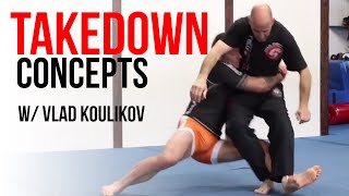 Grappling Takedown Concepts JiuJitsu • Sambo • Wrestling [upl. by Deering]