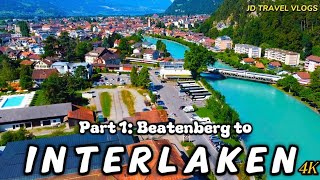 Beatenberg to Interlaken 4K  Switzerland Series Part 1  ULTRA HD🇨🇭 [upl. by Close]