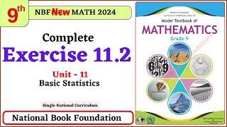 Class 9 Math Exercise 112 I Unit 11  National Book Foundation Math 9 Ex 112 NBF FBISE [upl. by Kuehnel147]