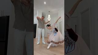 BALLET MEETS TIKTOK DANCE TREND 😅👆🏼  dance trend viral couple funny shorts [upl. by Luapleahcim760]