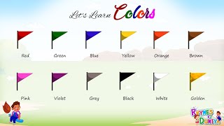 Learn Colors Name In English  Color Videos For Kids  Learn to write colors name for Kids [upl. by Tempest]