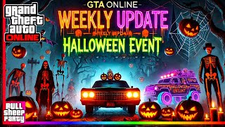 HALLOWEEN EVENTS in GTA Online  Discounts Bonuses Free Cars Rewards  GTA 5 Update [upl. by Melbourne]