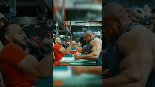 Arm wrestling Rahul Panicker 💪 vs 💪 Larry wheel shorts attitude tranding [upl. by Bohs797]