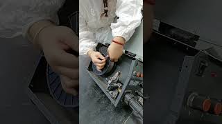 Replace the selfshielded fluxcored wire The first step in removing the wire reel [upl. by Polik]