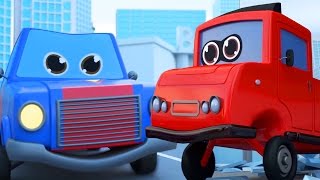 FUNNY CARTOON CARS FOR KIDS SUPERCAR SUPERHEROES [upl. by Ireg]