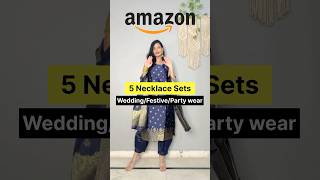 Amazon Jewellery Haul  youtubeshorts shorts amazonhaul meesho [upl. by Zirtaeb]