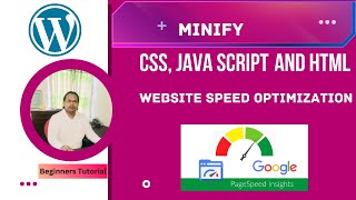 How to minify CSS JS amp HTML file  Wordpress speed optimization [upl. by Standish]