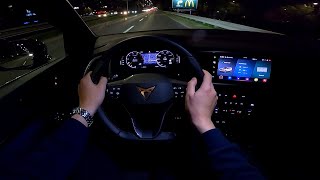 2023 Cupra ATECA 15 TSI 150 HP Night POV test drive CARiNIK ambient light options [upl. by Cos891]