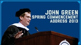 John Greens Commencement Speech 2013  Butler University [upl. by Avahc]