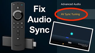 How to adjust Audio Video Synchronization on Amazon Firestick or Fire TV Stick Lite  Fix AV Sync [upl. by Ecnesse]