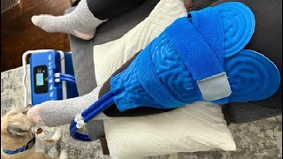 RLXLOKY Cold Therapy Unit for Pain ReliefCold Therapy System Knee Ice Therapy Machine Review [upl. by Kcirederf343]