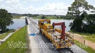 A Ghana First Train Crossing the Volta river [upl. by Maria683]