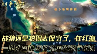 【第133期】战狼拍得太保守了，红海发生诡异的蹭船行为，一堆外国船围住中国船强行组队。美帝的面子碎了一地！ [upl. by Rice]